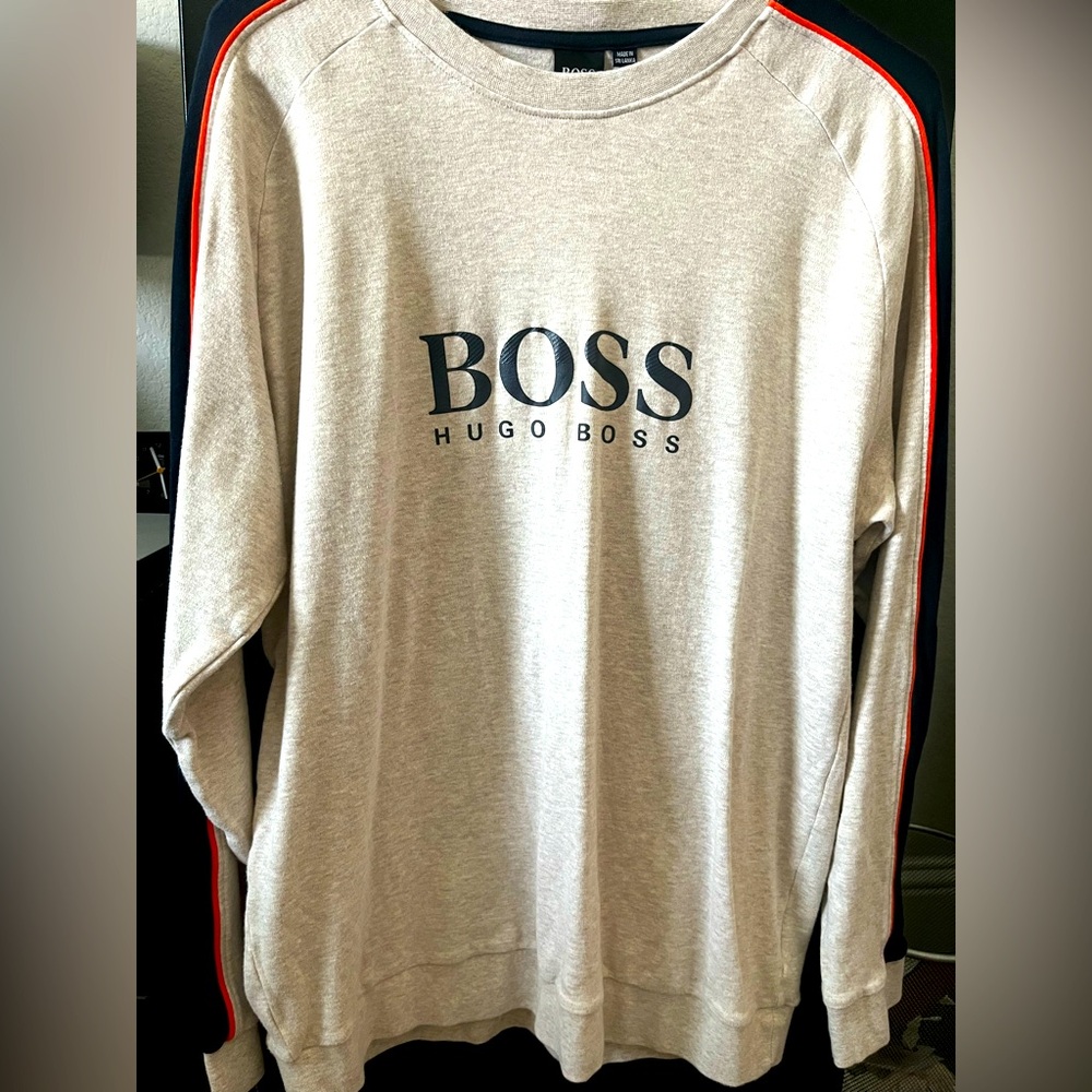 BOSS sportswear sweatshirt, long sleeve, 100% cotton. Rocky Balboa …